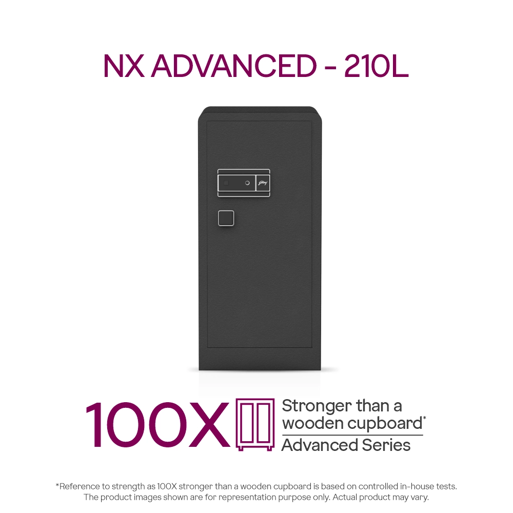 Godrej NX Advanced 210 L Digi+ Bio + Mechanical Home Locker - Image 3